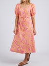 ELM FUCHSIA FLORAL DRESS