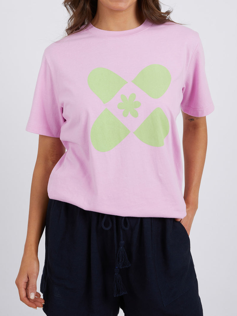 ELM CROSSED TEE