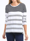 ELM LEXA STRIPE LONG SLEEVE TEE