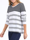 ELM LEXA STRIPE LONG SLEEVE TEE