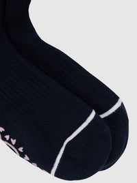 ELM RIBBED COLLEGE SOCK
