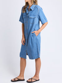 ELM CORA DENIM DRESS