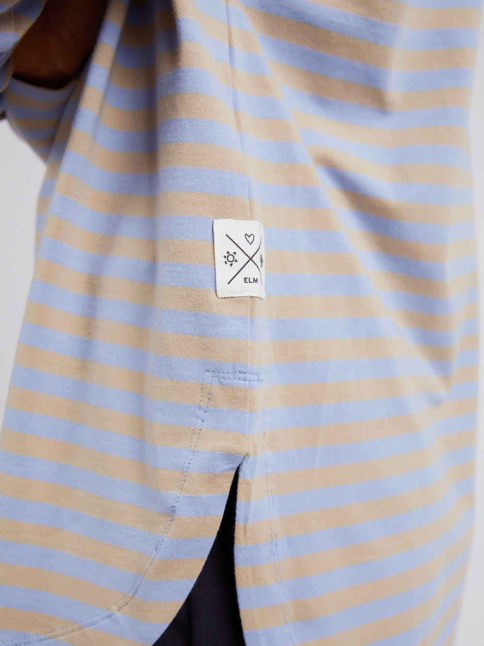 ELM LAUREN LONG SLEEVE STRIPE TEE