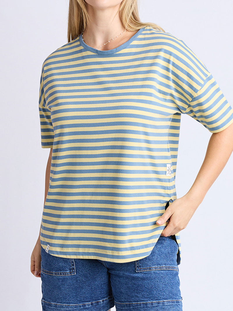 ELM LAUREN SHORT SLEEVE STRIPE TEE