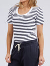 ELM MARION STRIPE SHORT SLEEVE TEE