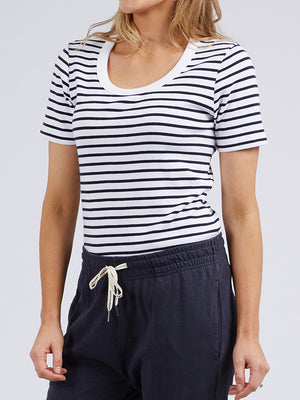 ELM MARION STRIPE SHORT SLEEVE TEE