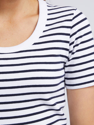 ELM MARION STRIPE SHORT SLEEVE TEE