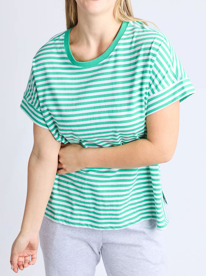 ELM YARA STRIPE SHORT SLEEVE TEE