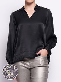 FOIL MAKE A STATEMENT BLOUSE