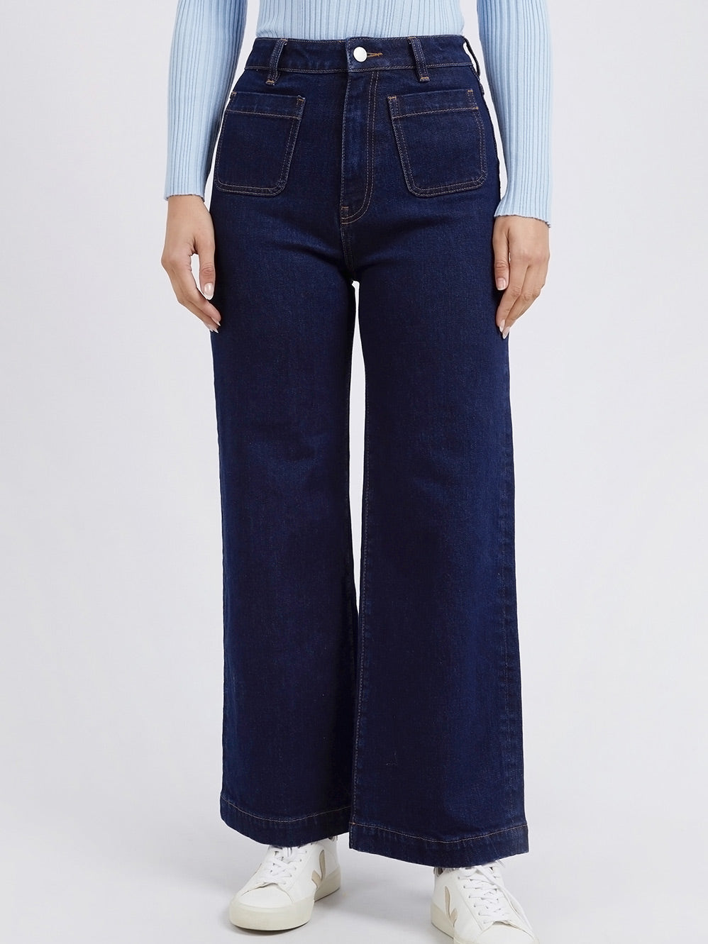 Sarah Wide Leg Jean - Indigo Denim