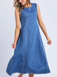 FOXWOOD SOLENE DENIM DRESS