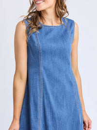 FOXWOOD SOLENE DENIM DRESS