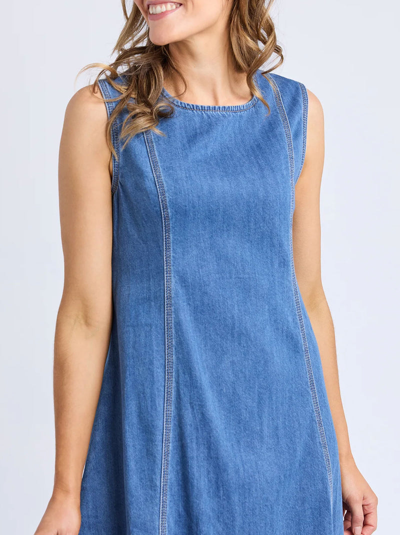 FOXWOOD SOLENE DENIM DRESS