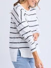 FOXWOOD JAYNE STRIPE THROW ON TOP