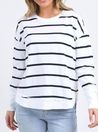 FOXWOOD FARRAH STRIPE LONG SLEEVE TEE