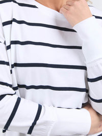 FOXWOOD FARRAH STRIPE LONG SLEEVE TEE