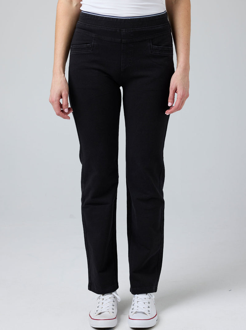 GABRIELLA FRATTINI LUSTRE PANTS STRAIGHT LEG