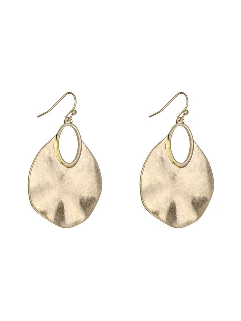 GxG COLLECTIVE EFFIE BRUSHED EARRINGS