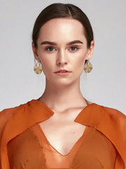GxG COLLECTIVE EFFIE BRUSHED EARRINGS
