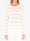 JUMP STRIPE SLUB PULLOVER