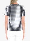 JUMP STRIPE SHORT SLEEVE TOP