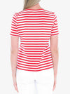 JUMP STRIPE SHORT SLEEVE TOP