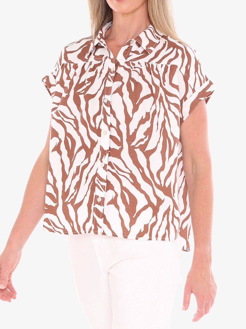 JUMP ZEBRA MONO SHIRT