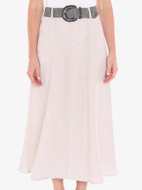 JUMP BELTED PANEL SKIRT