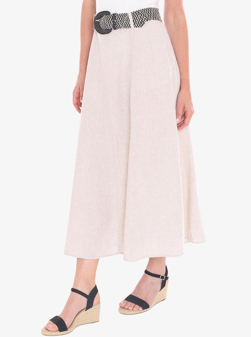 JUMP BELTED PANEL SKIRT