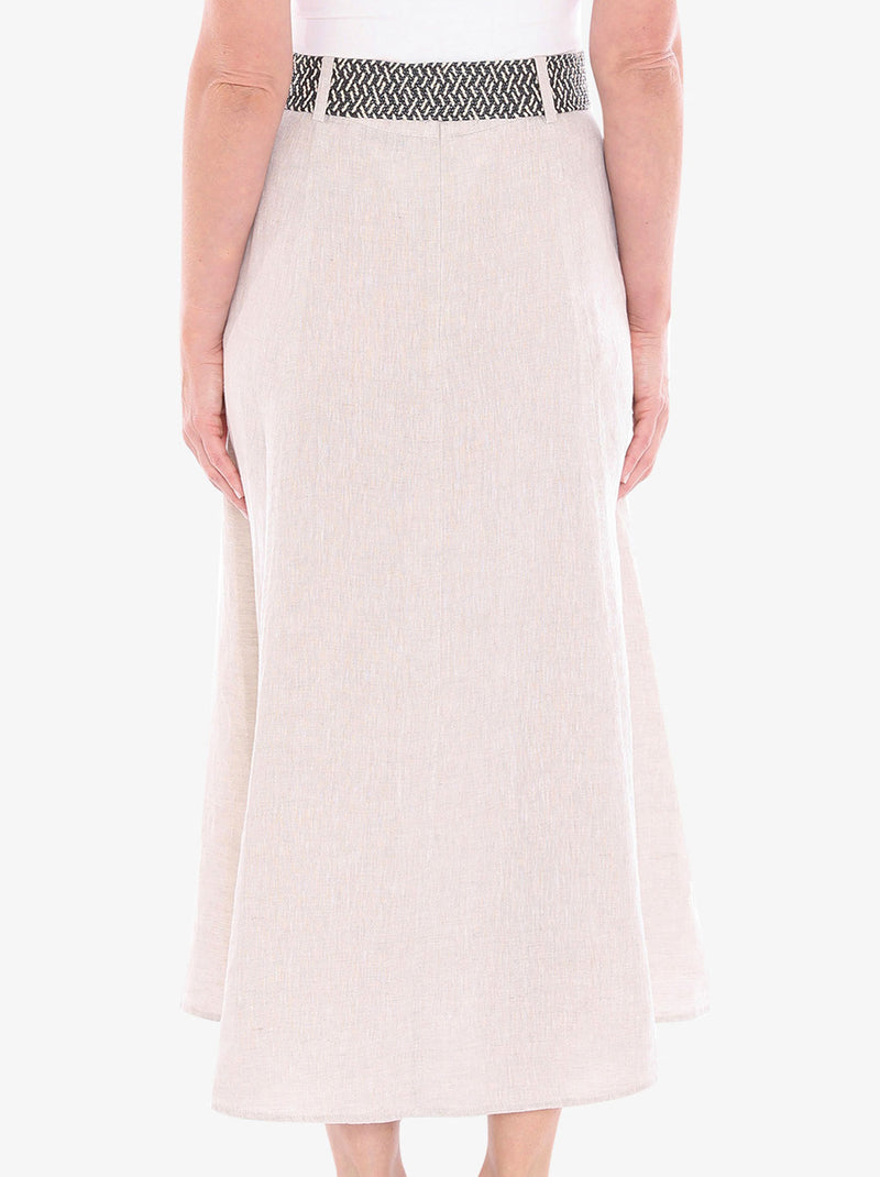 JUMP BELTED PANEL SKIRT