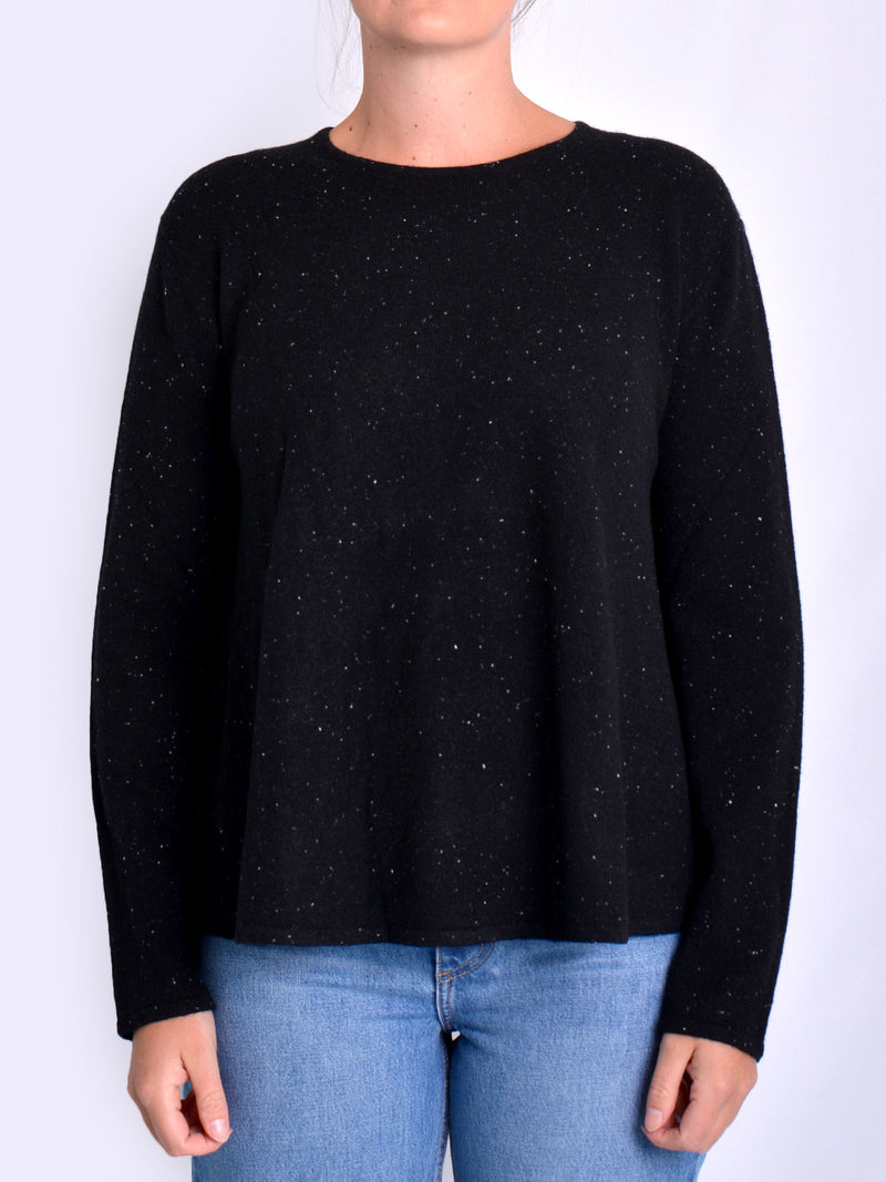 JAMES MELBOURNE CASHMERE SWING SWEATER