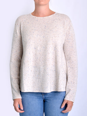 JAMES MELBOURNE CASHMERE SWING SWEATER