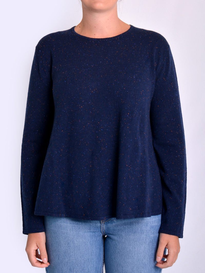 JAMES MELBOURNE CASHMERE SWING SWEATER