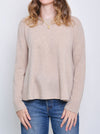 JAMES MELBOURNE CASHMERE SWING SWEATER