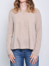 JAMES MELBOURNE CASHMERE SWING SWEATER