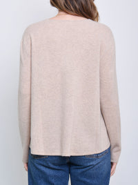 JAMES MELBOURNE CASHMERE SWING SWEATER