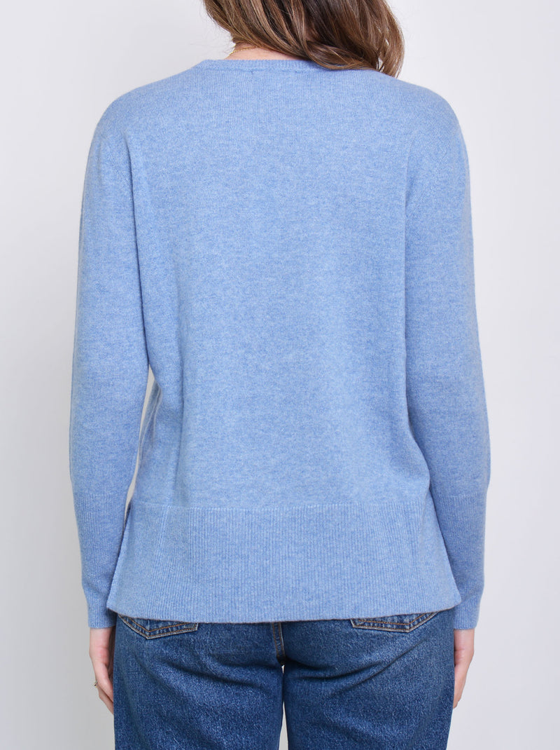 JAMES MELBOURNE CASHMERE CREW NECK KNIT