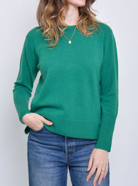 JAMES MELBOURNE CASHMERE CREW NECK KNIT