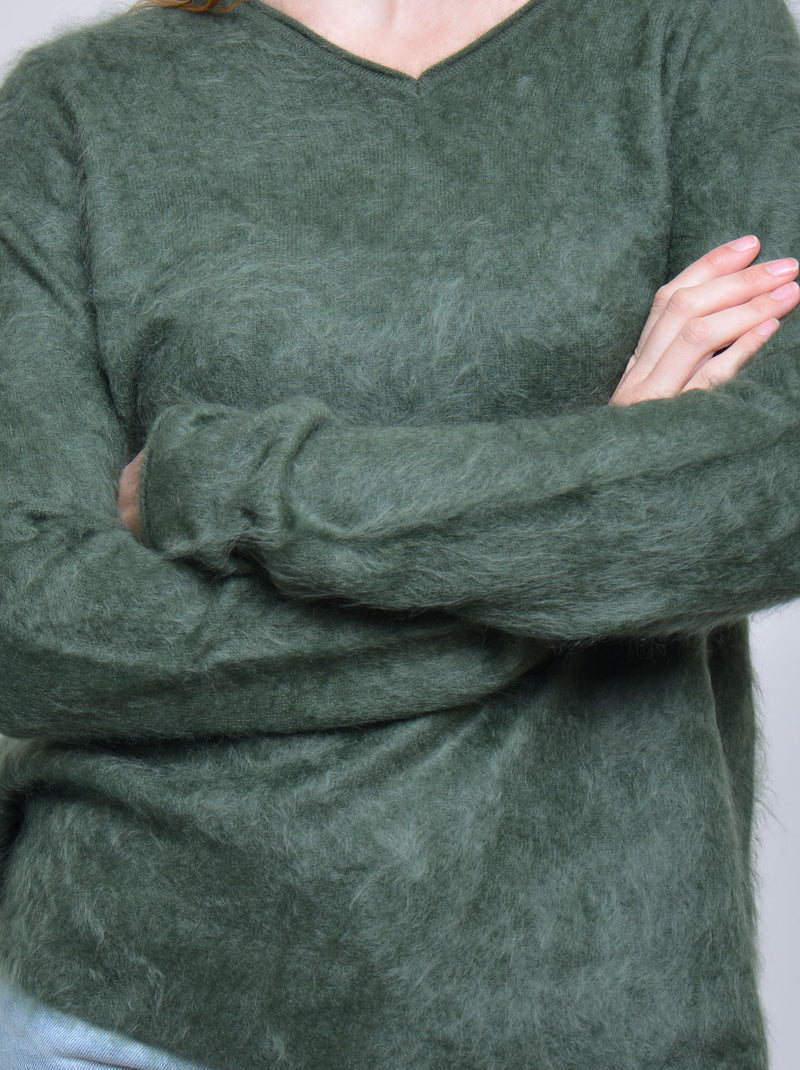 JAMES MELBOURNE BRUSHED CASHMERE KNIT
