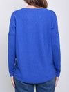 JAMES MELBOURNE VEE NECK CURVED HEM