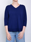 JAMES MELBOURNE VEE NECK 3/4 SLEEVE KNIT