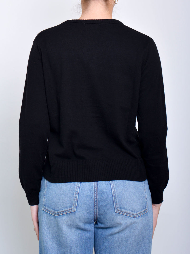 JAMES MELBOURNE VEE BUTTON CARDI