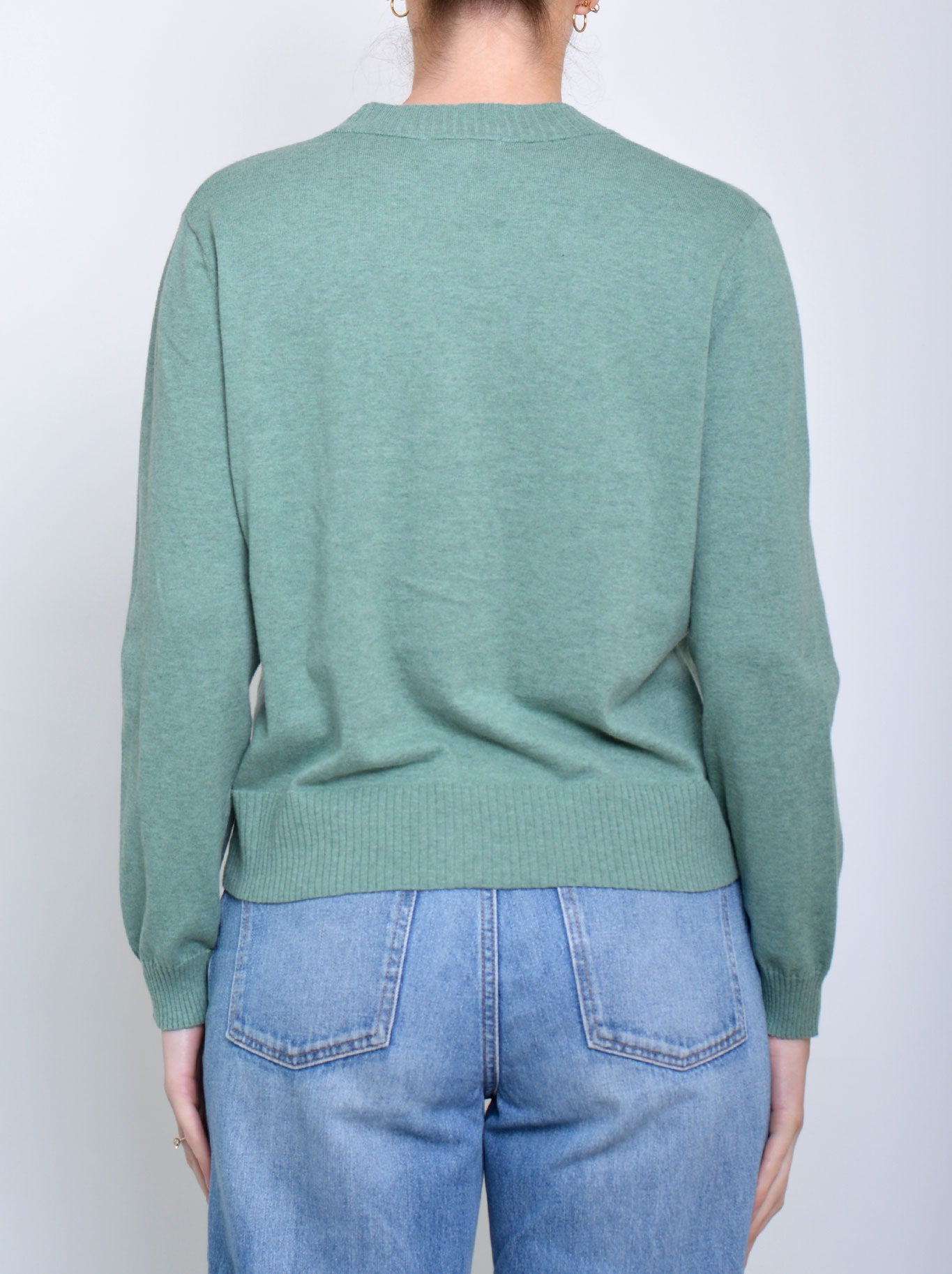 JAMES MELBOURNE VEE BUTTON CARDI