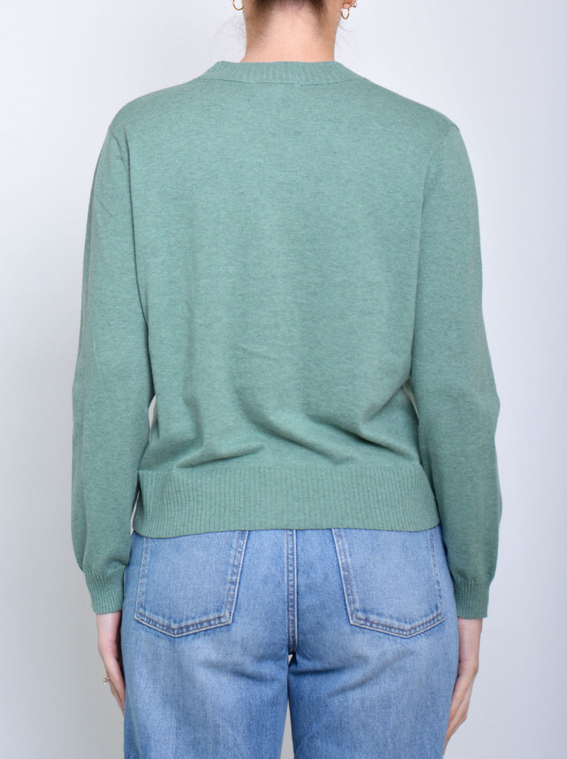 JAMES MELBOURNE VEE BUTTON CARDI