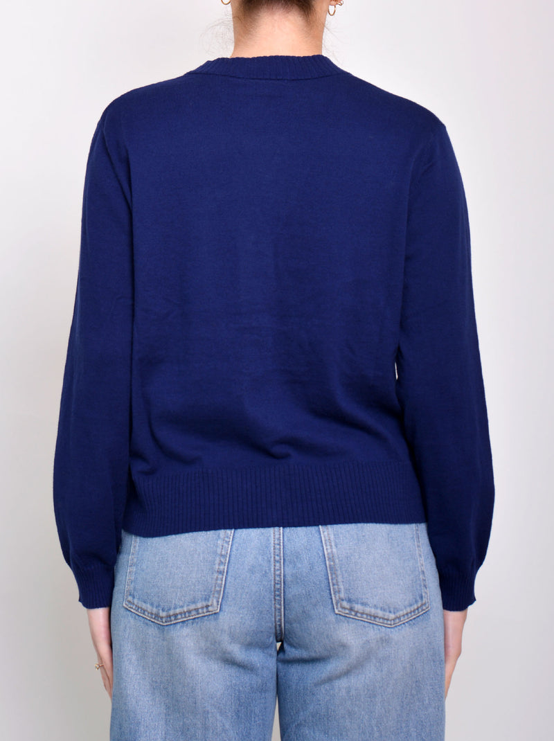 JAMES MELBOURNE VEE BUTTON CARDI