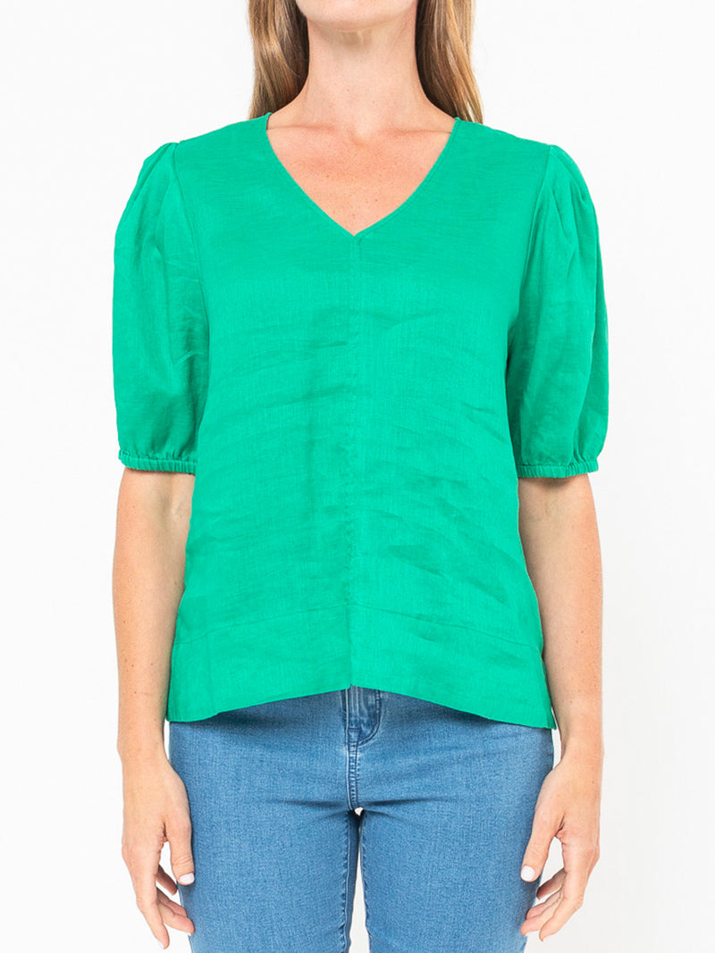 JUMP PLEAT SLEEVE TOP