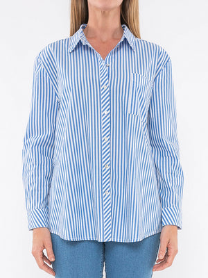 JUMP COTTON STRIPE SHIRT