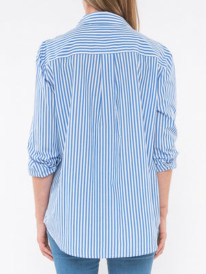 JUMP COTTON STRIPE SHIRT