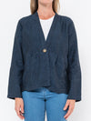 JUMP LINEN GATHER JACKET