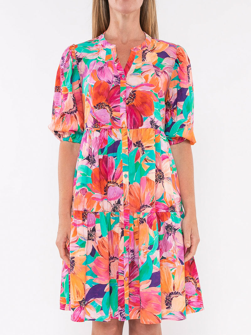 JUMP PARADISE FLORAL DRESS